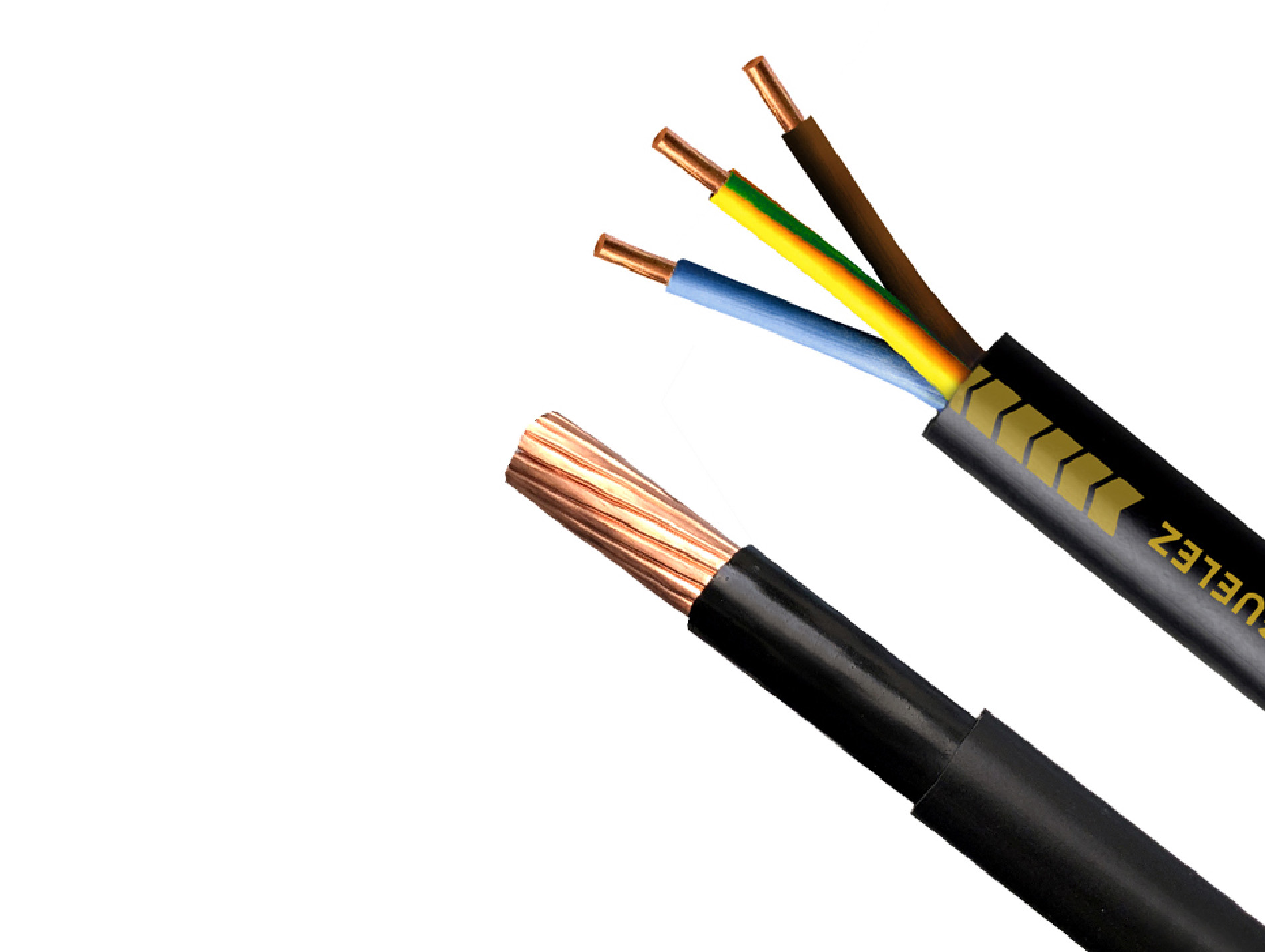 Câble électrique PRYSMIAN 1000RO2V 3G1,5mm² 100m noir